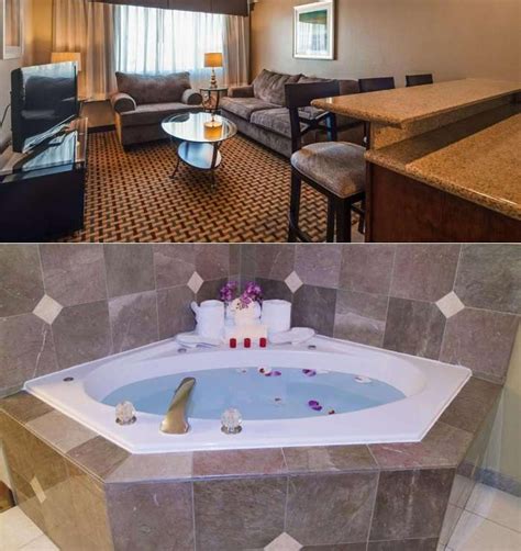 Hotels in sacramento with jacuzzi tubs in room - Residence Inn Bismarck North. ⭐ ⭐ ⭐. 📍 3421 N 14Th St. From 133$. Residence Inn Bismarck North Is Undoubtedly One Of The Best Hotel With Jacuzzi Tubs In The Room For Couples. The 92 rooms at this comfortable hotel are air-conditioned, some of which feature a stone fireplace together with a coffee maker.